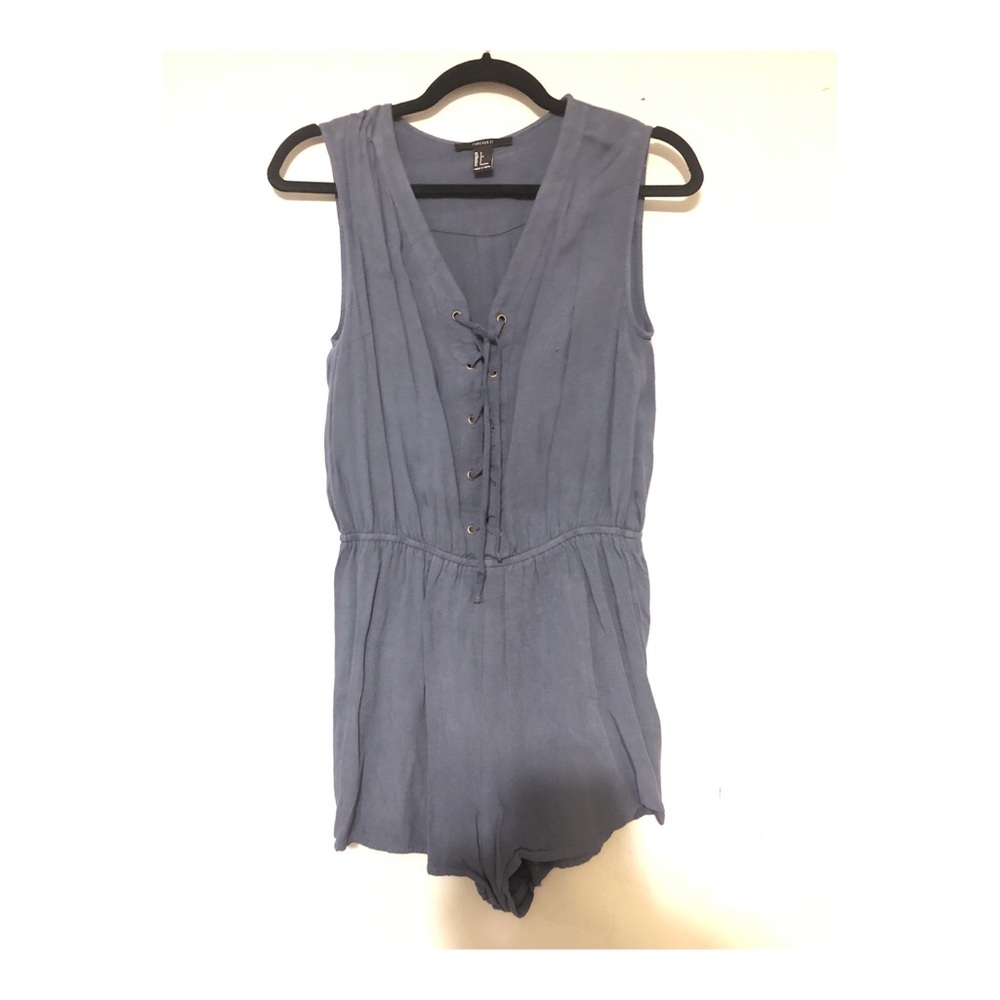 Blue navy romper